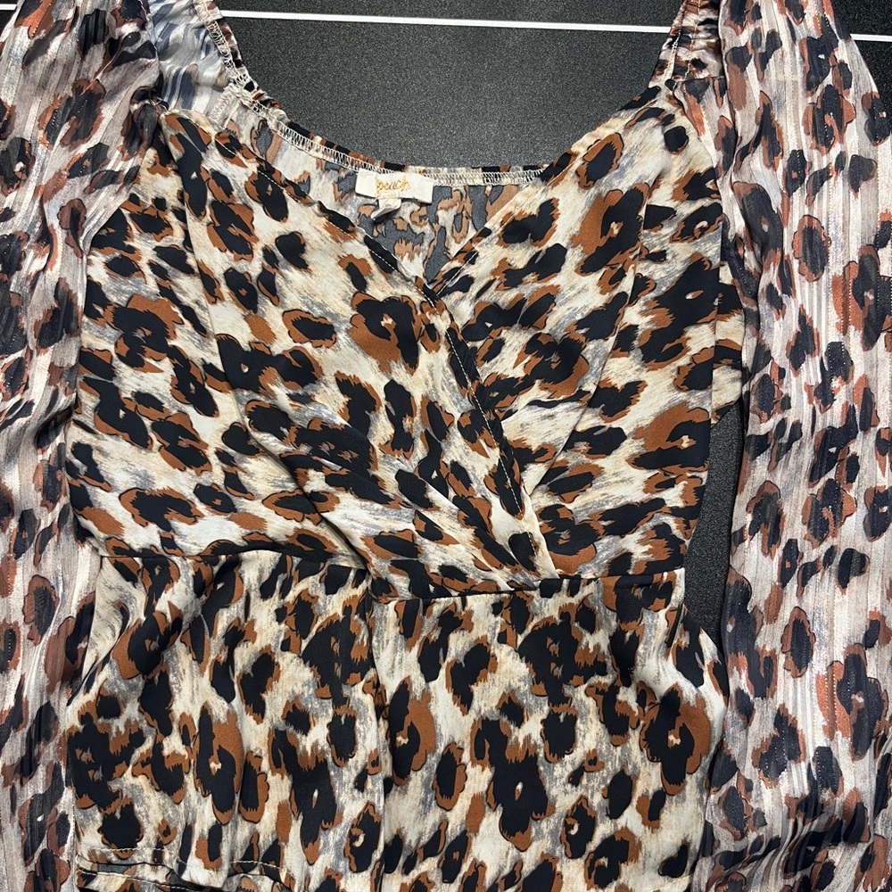 Leopard Print Women's Top